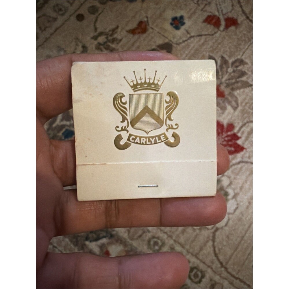The Carlyle Hotel Matchbook (NEW)